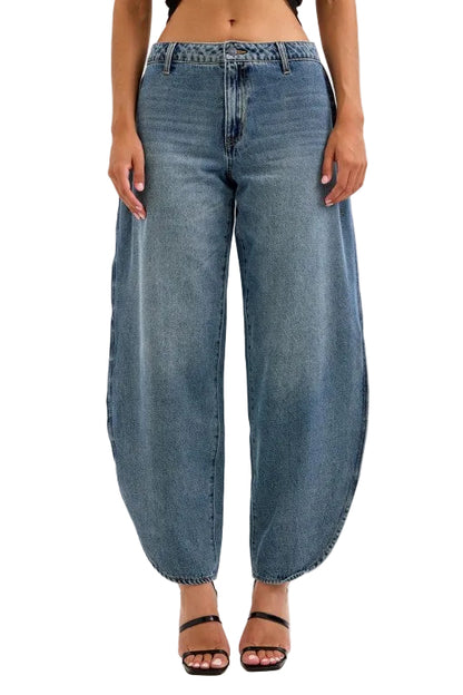 Jeans Barrel Abertura
