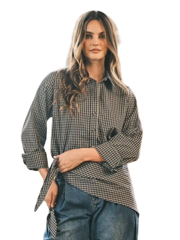 Camisa Cuadros con Bandana