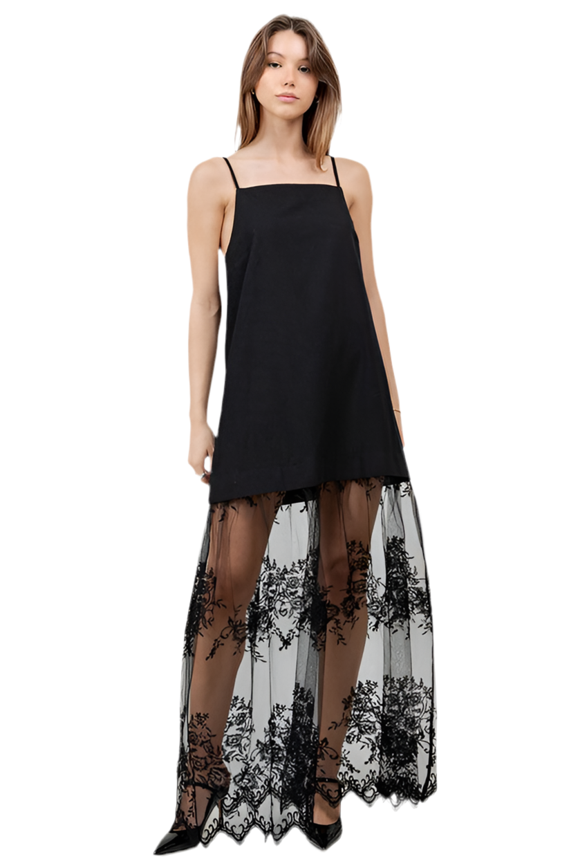 Vestido con Encaje
