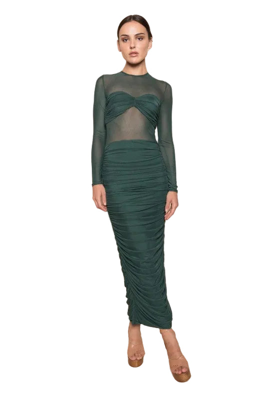 Vestido Tul Drapeado