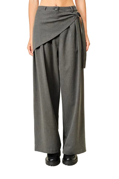 Pantalón Gris con Bandana