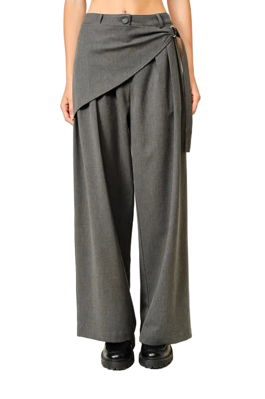 Pantalón Gris con Bandana