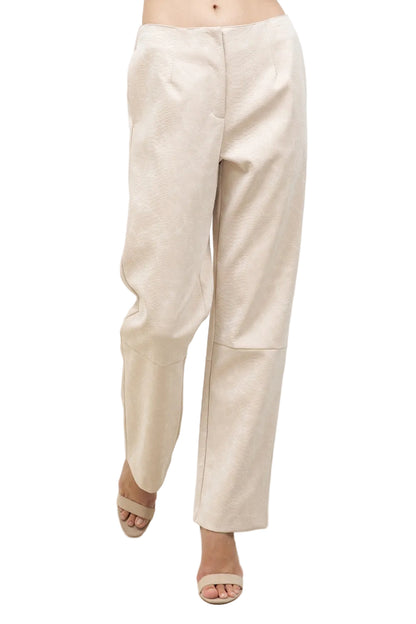 Pantalón Animal Print Crema
