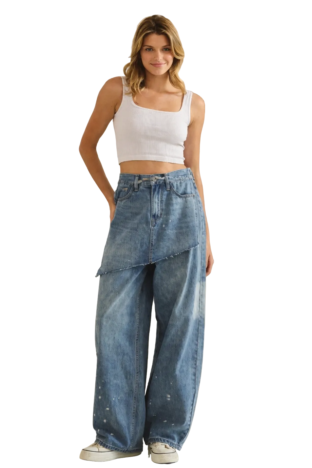 Jeans con Falda