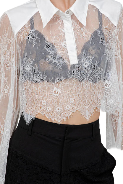 Camisa de Encaje
