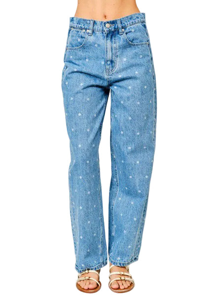Jeans Polka Dot