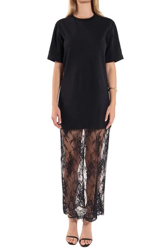 Vestido Negro Encaje