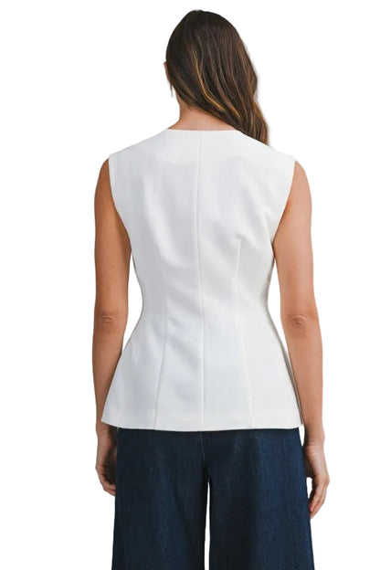 Top / Chaleco Blanco