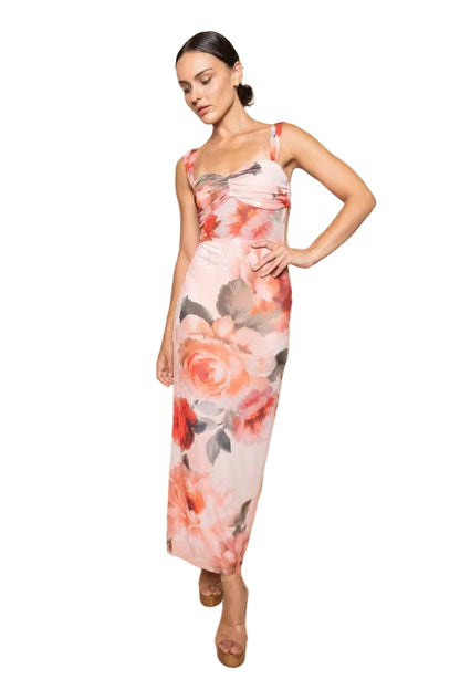 Vestido Tul Flores