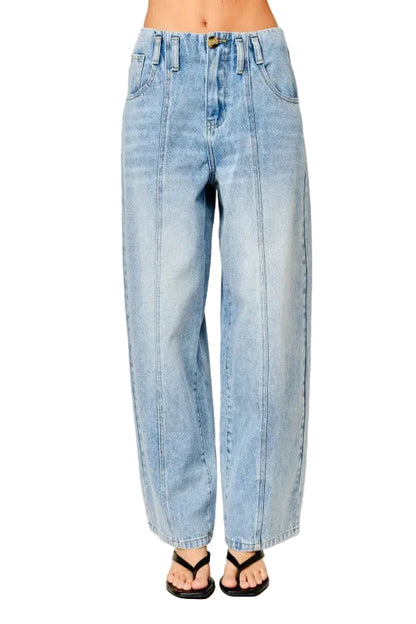 Balloon Barrel Jeans