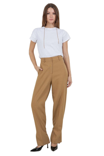 Pantalones con Cintas en Tobillos