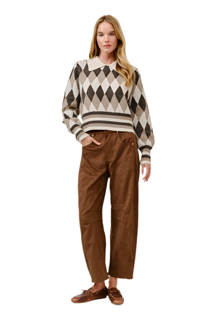Pantalón Café Suede