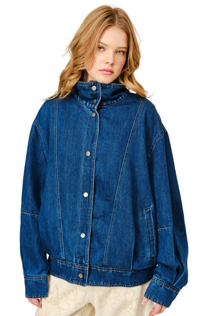 Chamarra Biker Bomber