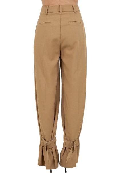 Pantalones con Cintas en Tobillos