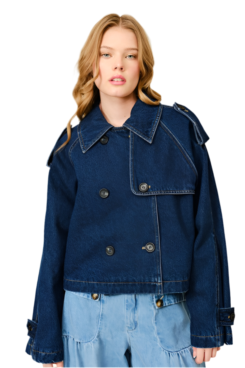 Trench Coat de Mezclilla