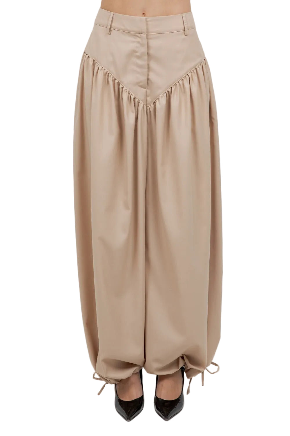 Pantalón Balloon Beige