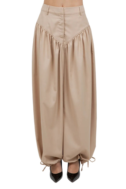 Pantalón Balloon Beige