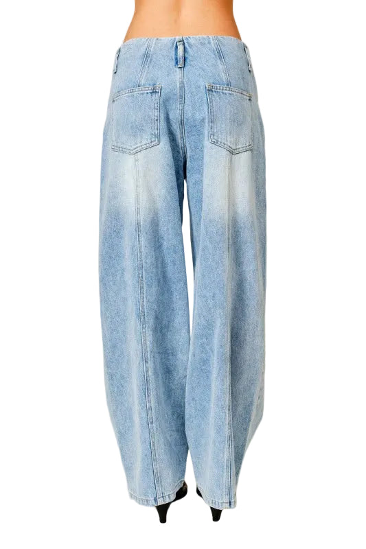 Balloon Barrel Jeans