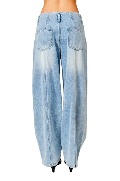 Balloon Barrel Jeans