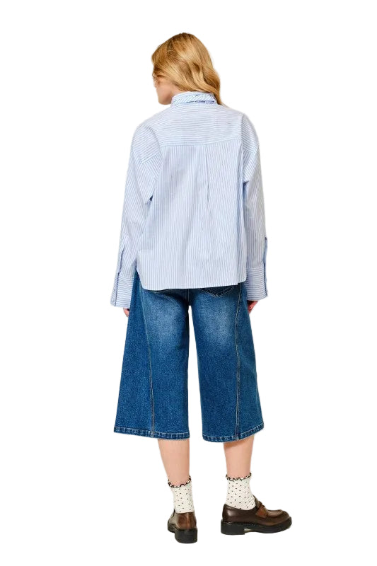 Camisa con Corbata Rayas