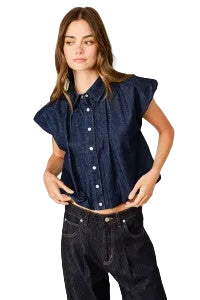Top Denim Bomber