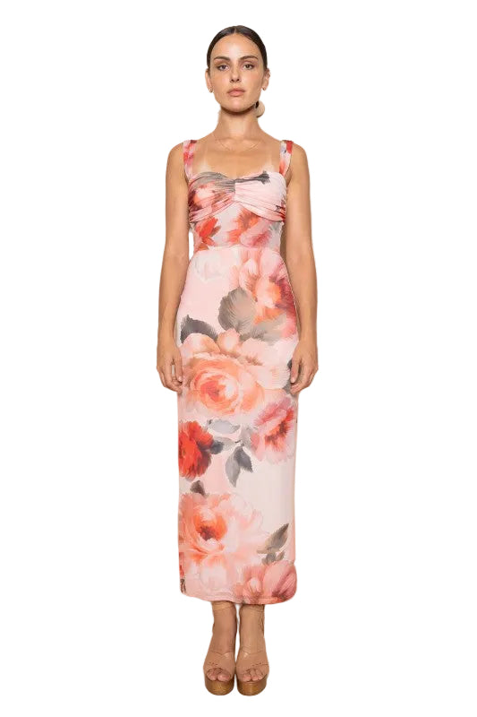 Vestido Tul Flores