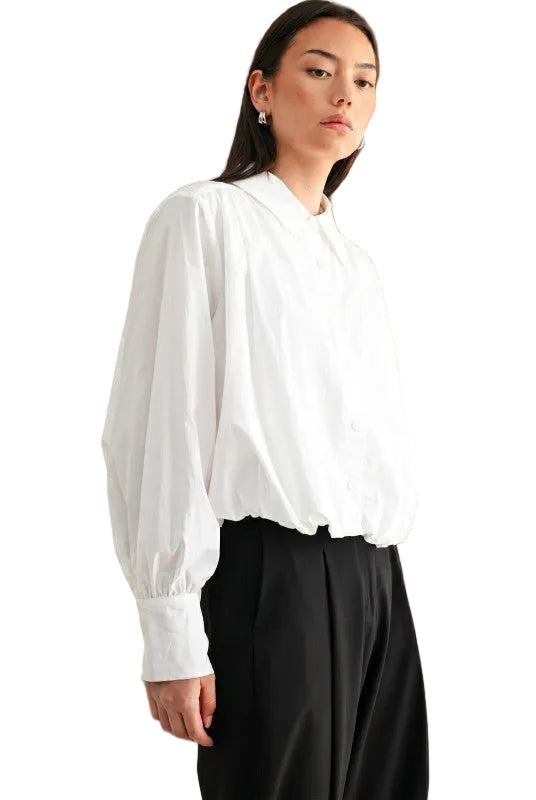 Blusa Blanca Globo
