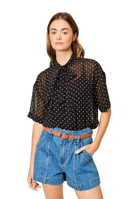 Blusa Lazo Polka Dot