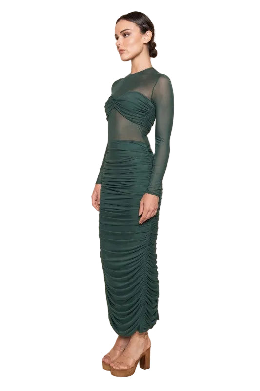 Vestido Tul Drapeado
