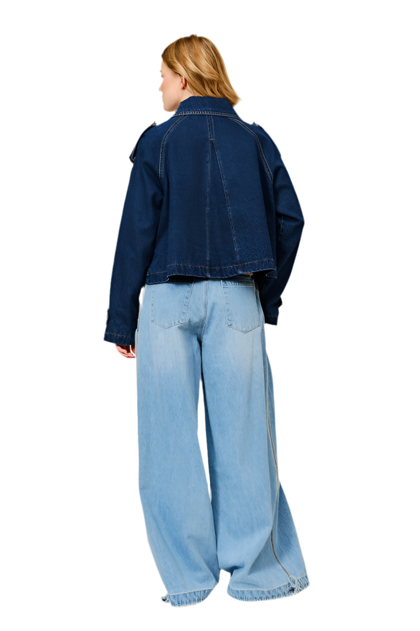 Trench Coat de Mezclilla