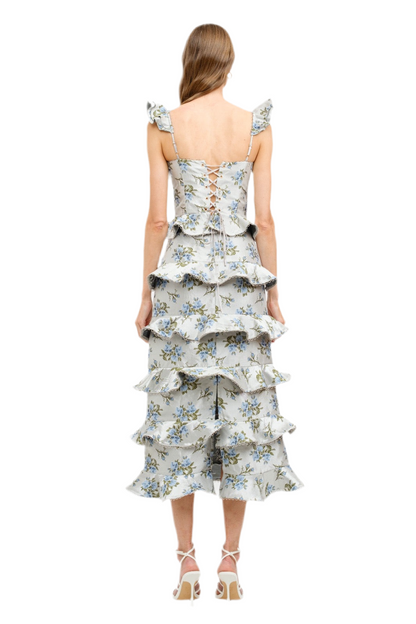 Vestido Midi Flores