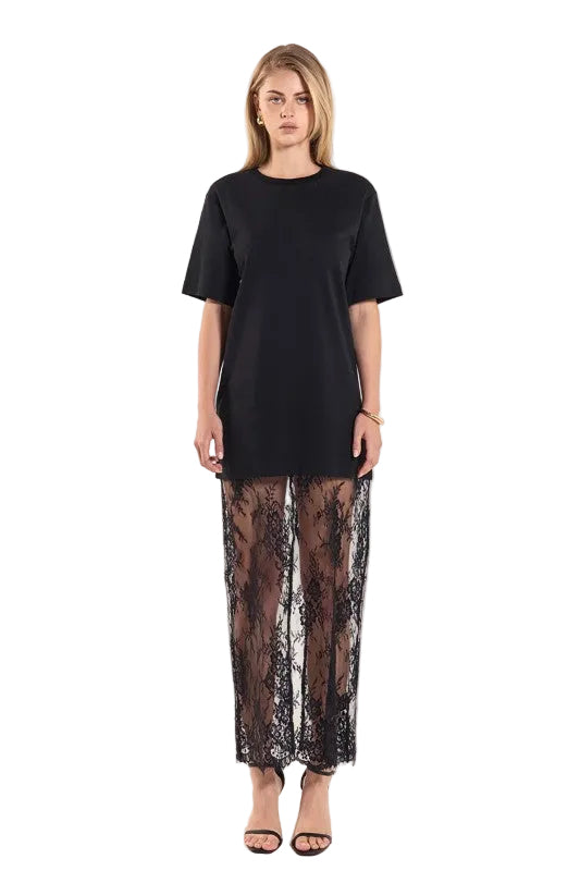Vestido Negro Encaje