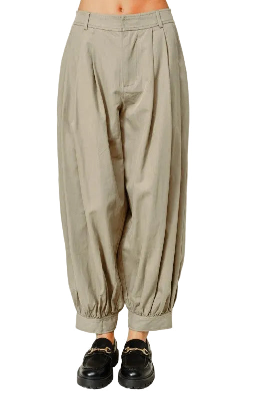 Pantalón Balloon Oliva