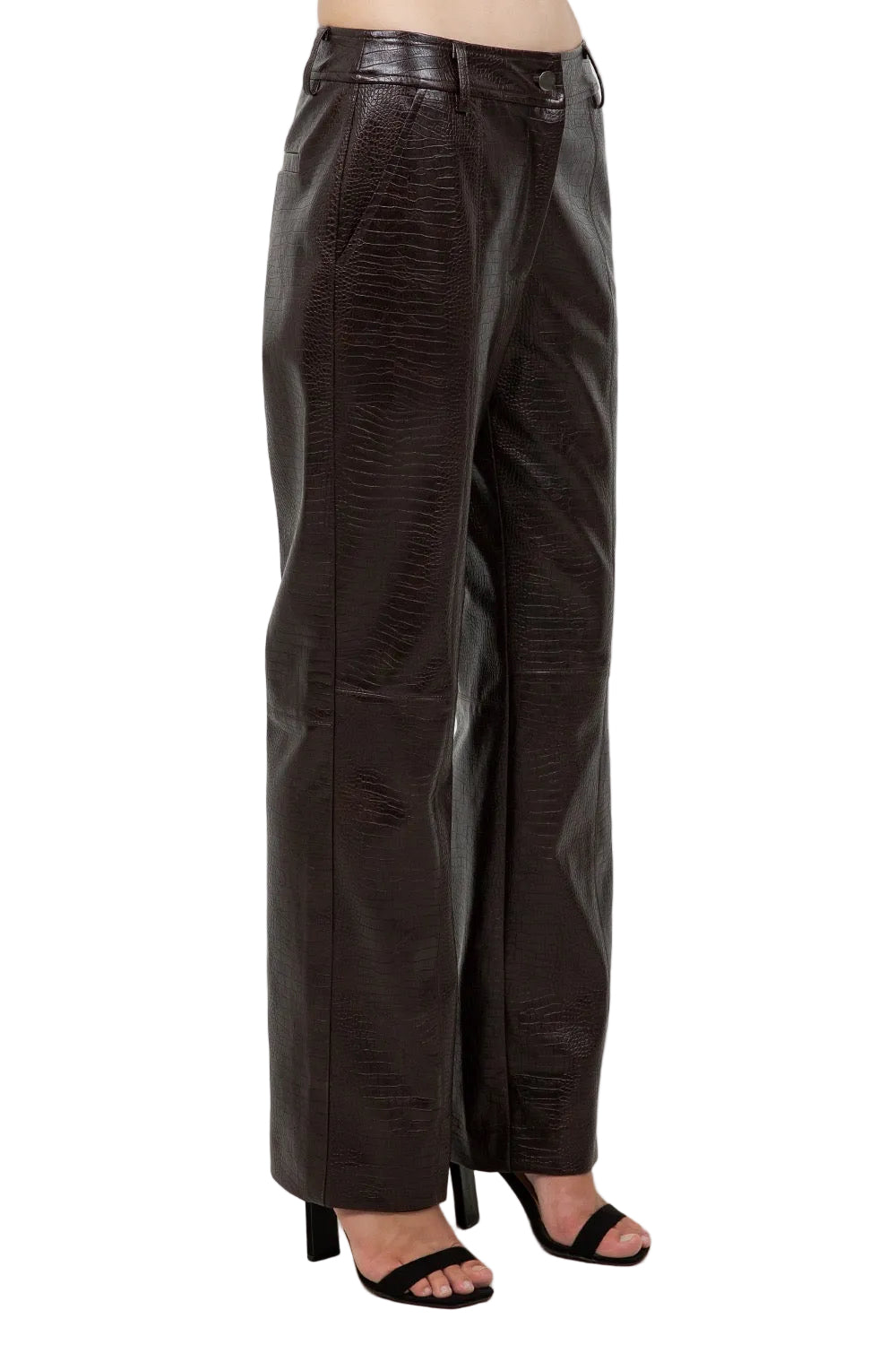 Pantalón Croco Café