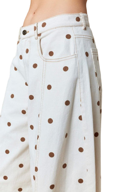 Jeans Polka Dot