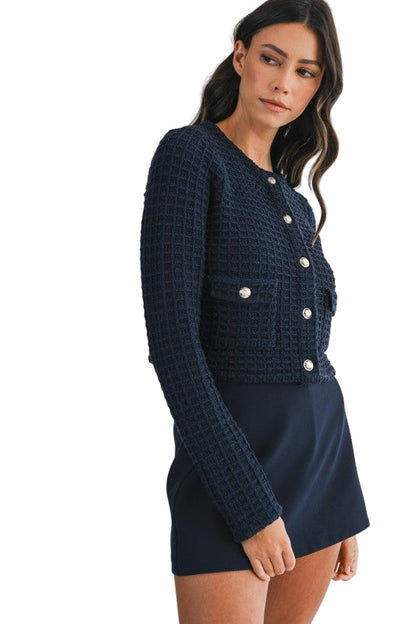 Suéter y Top Azul Marino