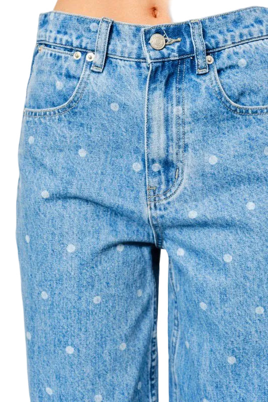 Jeans Polka Dot