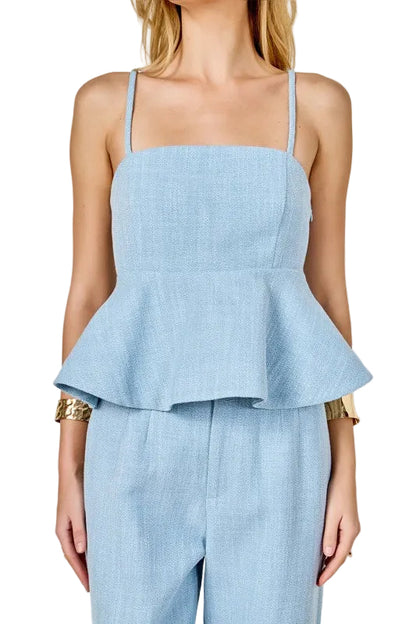 Set Peplum Tweed