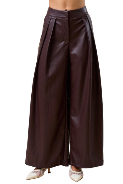 Pantalón Piel Café