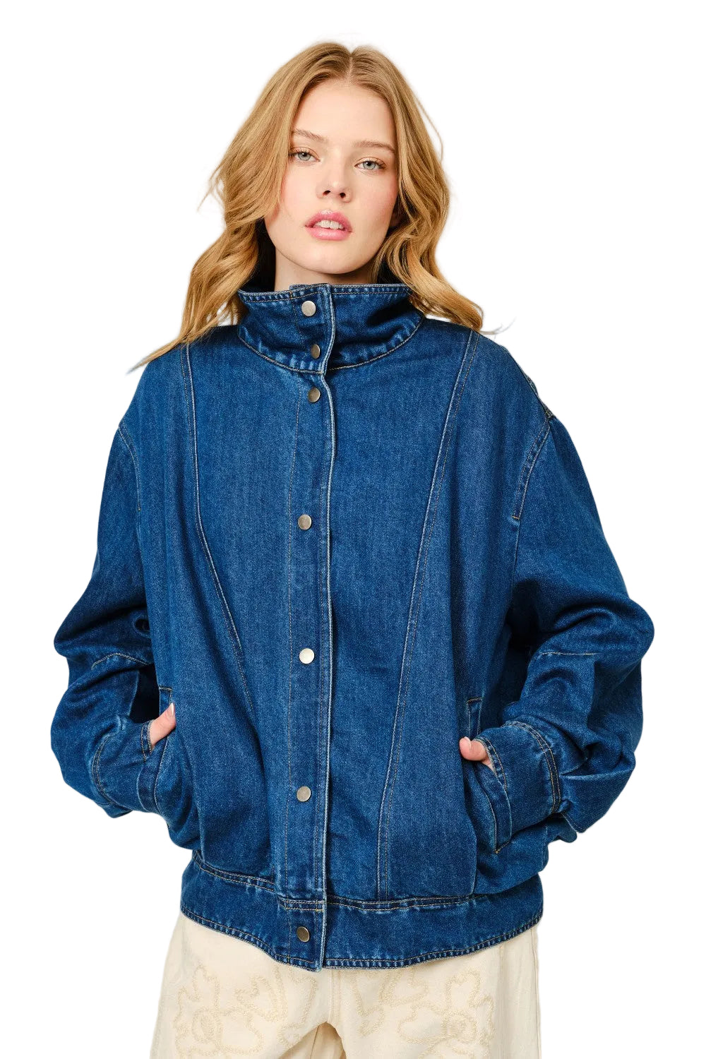 Chamarra Biker Bomber
