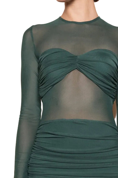 Vestido Tul Drapeado